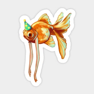 Errol The Birthday Fish Sticker